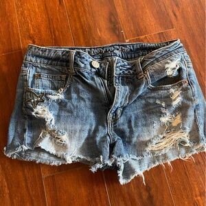 American Eagle Distressed Denim Shorts